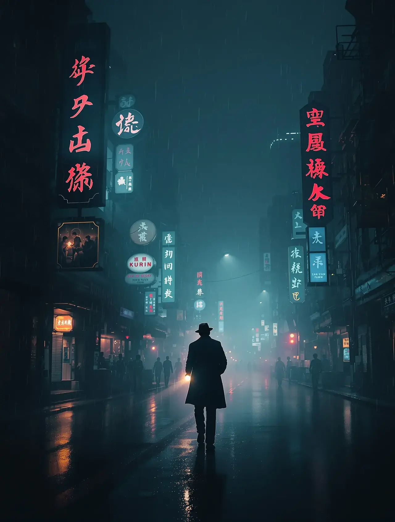 AI短剧《深夜来电：第七个嫌疑人》封面 - 悬疑推理热门短剧