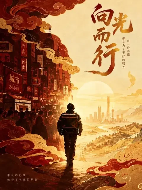 AI短剧《废柴逆袭：从外卖小哥开始》封面 - 都市逆袭热门短剧